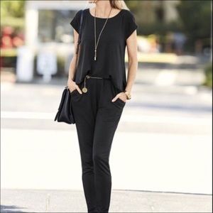 Black Cabi jumpsuit, size S